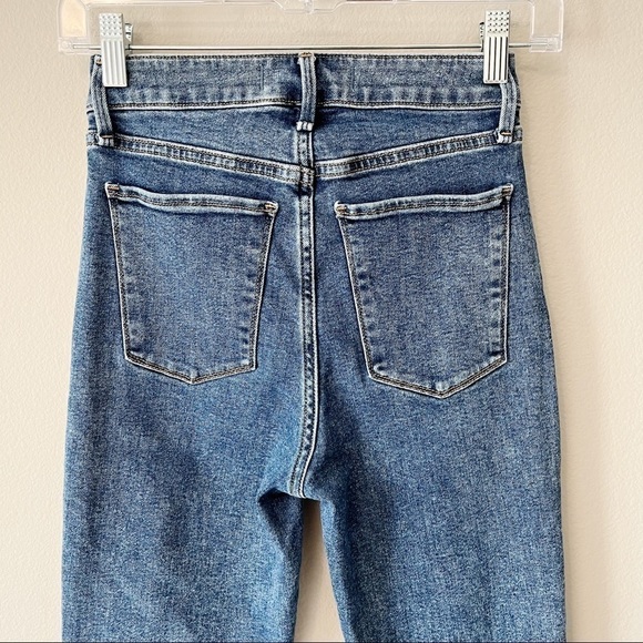 Abercrombie & Fitch Curve Love The Super Skinny Ankle High Rise Jeans 24 Short - Picture 5 of 14